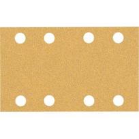 Šlifavimo popierius BOSCH Expert C470, vibraciniams šlifuokliams, 8 skylių, 80x133mm, G60, 10vnt.