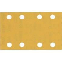 Šlifavimo popierius BOSCH Expert C470, vibraciniams šlifuokliams, 8 skylių, 80x133mm, G320, 10vnt.