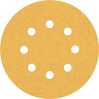 Šlifavimo popierius BOSCH Expert C470, vibraciniams šlifuokliams, 8 skylių, 125mm, G150, 50vnt.