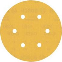 Šlifavimo popierius BOSCH Expert C470, vibraciniams šlifuokliams, 6 skylių, 150mm, G40, 5vnt.