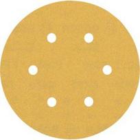Šlifavimo popierius BOSCH Expert C470, vibraciniams šlifuokliams, 6 skylių, 150mm, G180, 5vnt.