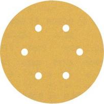 Šlifavimo popierius BOSCH Expert C470, vibraciniams šlifuokliams, 6 skylių, 150mm, G180, 50vnt.