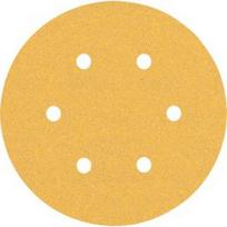 Šlifavimo popierius BOSCH Expert C470, vibraciniams šlifuokliams, 6 skylių, 150mm, G100, 50vnt.