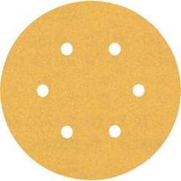 Šlifavimo popierius BOSCH Expert C470, vibraciniams šlifuokliams, 6 skylių, 150mm, G150, 50vnt.