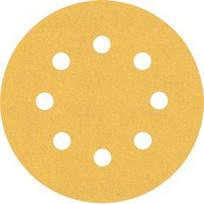Šlifavimo popieriaus rinkinys BOSCH Expert C470, vibraciniams šlifuokliams, 115 mm, 8 skylių, G60/120/240 6 vnt.