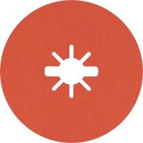 Šlifavimo diskas BOSCH Expert R782 Prisma Ceramic X-LOCK Fibre Disc, 125mm, 22,23mm, G120, 5vnt.