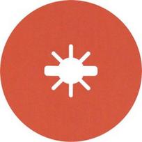Šlifavimo diskas BOSCH Expert R782 Prisma Ceramic X-LOCK Fibre Disc, 115mm, 22,23mm, G120, 5vnt.
