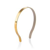 BALMAIN HAIR auksinis lankelis su b- logotipu / LE Riviera 18K Golden Headband B- Logo