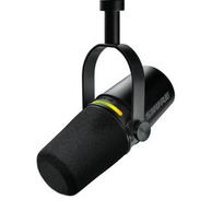 Shure MV7+-K-BNDL - mikrofonas su XLR/USB-C jungtimi, juodas + stalinis stovas GATOR