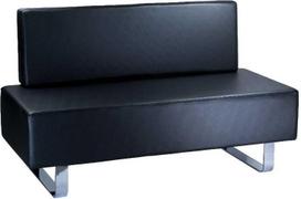 Beauty System Registratūros sofa Mesina Juodas