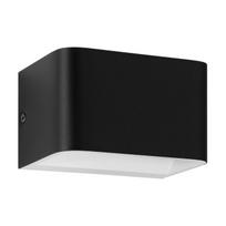 Sieninis LED šviestuvas EGLO SANIA 4, 6 W, 670 lm, 3000 K, juodos sp, 13 x 8 x 9 cm