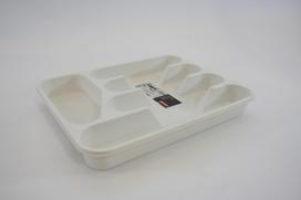 Padėklas indams 33x26cm baltas