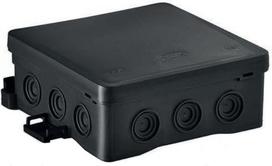 Hermetinė paskirstymo dėžutė Simet NS7 35349107 (juoda, 100x100x40mm, IP54)