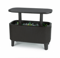 Staliukas-šaltkrepšis BEVYBAR RATTAN