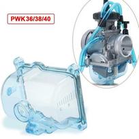 Motorcycle Carburetor Float Bowl Chamber Accessories Motocross ATV For PWK33 34 36 38 40 42mm Carb Plastic Transparent Universal gray