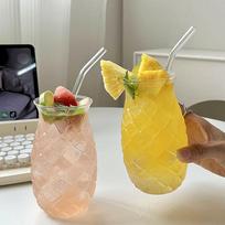 480 ml ananaso formos kokteilių taurės Kūrybingas gėrimo puodelis Skaidrus vanduo 1pcs