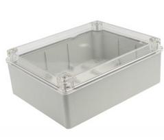 Hermetinė dėžutė skaidriu dangteliu Pawbol S-BOX 516-P (pilka, 240x190x90)