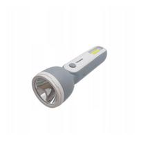 Rankinis įkraunamas žibintuvėlis 3W LED, 1W COB LED, 180lm