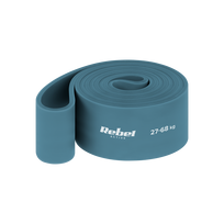 Latekso mankštos juosta - Power Band PL-6, mėlyna 27-68 kg REBEL ACTIVE