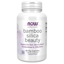 Now Foods Bamboo Silica Beauty (bambuko ūglių ekstraktas) - 90 kapsulių