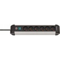 Brennenstuhl Premium-Alu-Line 3m Black/ Silver