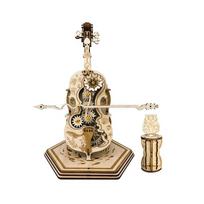Muzikinė dėžutė suaugusiems violončelei kurti Muzikinės dėžutės rinkinys 3D mediniai galvosūkiai, „pasidaryk pats“ kūryba