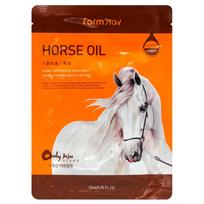 FARMSTAY VISIBLE DIFFERENCE HORSE OIL MASK PACK, Moisturizing,Korean Cosmetics, Kbeauty, sample