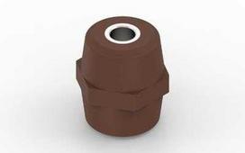 CUBIC ŽEMOS ĮTAMPOS IZOLIATORIUS M12, A50XP40MM, BRUN