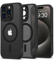 Matinis juodas dėklas Apple iPhone 16 Pro Max telefonui "Tech-Protect MagCam Magsafe"