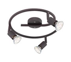 GLOBO 57382-3L - LED akcentinis šviestuvas OLIWA 3xGU10/3W/230V juoda