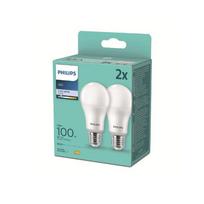 LED lemputė PHILIPS, A67, 13W(=100W),E27,4000K,1521lm,NON-DIM,šaltai baltos spalvos,2vnt.
