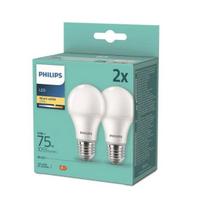 LED lemputė PHILIPS, A67, 13W(=100W),E27,2700K,1521lm,NON-DIM,šiltai baltos spalvos,2vnt.
