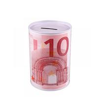Taupyklė metalinė su euro piešiniu 8x13 cm 871125285247
