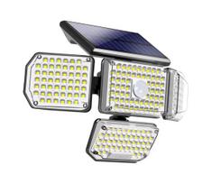 Immax 08499L - LED sieninis šviestuvas su jutikliu, įkraunamas saulės energija LED/5W/5,5V IP44
