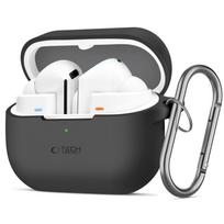 Juodos spalvos ausinių dėklas "Tech-Protect Silicone Hook" skirtas Samsung Galaxy Buds 3 / 3 FE / 3 PRO