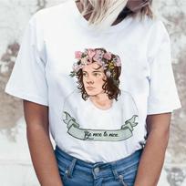 „Harry Styles“ mados marškinėliai „Moterys elgiasi su žmonėmis linksmai Harajuku marškinėliai Ullzang 90s Graphic“ S balta