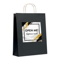 Popierinis dovanų maišelis "Open me"