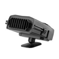 Automobilinis šildytuvas 12V 150W 2 viename šildymo ir aušinimo ventiliatorius 12.2*10.3*4.2cm juoda