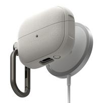 Kreminės spalvos ausinių dėklas "Ringke Onyx Magnetic Magsafe" skirtas Samsung Galaxy Buds 3 / 3 FE / 3 PRO