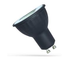 LED elektros lemputė GU10/6W/230V 4000K juoda