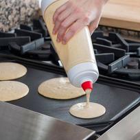 1000 ml Cupcake vaflių blynų tešlos plaktuvo butelis rankų tešlos maišymo buteliukas balta