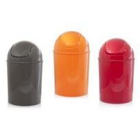 Šiukšliadėžė plastikinė 8 l 19x22 cm įv. spalvų HR16429 (1)