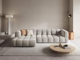 Minkštas kampas Cosmopolitan Design Sky 4, smėlio, kairinis
