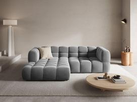 Minkštas kampas Cosmopolitan Design Sky 3, pilkas, kairinis