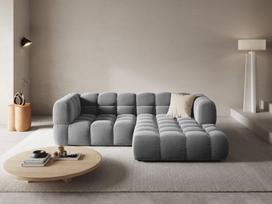Minkštas kampas Cosmopolitan Design Sky 3, pilkas, dešininis