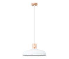 Sollux SL.1323 - Pakabinamas sietynas INDY 1xE27/15W/230V diametras 38 cm balta