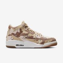 Air Jordan 3 Retro Tex "Desert Camo" Dark Driftwood/Sail-Hemp-Velvet Brown - Dydis 36.5 (HM4301-200 Laisvalaikio batai)