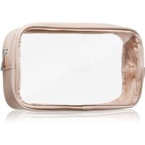 Notino Travel Collection Medium Clear Organizer skaidri kosmetinė M Beige 24x12,5x5 cm 1 vnt.