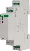 Electronic bistable impulse relay, 9÷30V AC/DC, 16A(120 A/20 ms), 1xNO, DIN BIS-411M-24V | 5902431671482