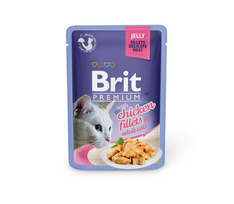 Brit Premium Delicate Chicken in Jelly konservai katėms su vištiena, 24 x 85 g